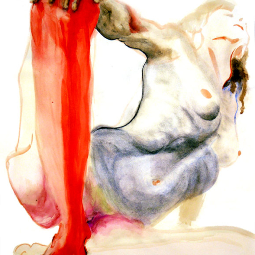 aphrodite_vulgaire_1_body_ink_on_59_by_42_cm_paper_by_author_Sophie_Rambert