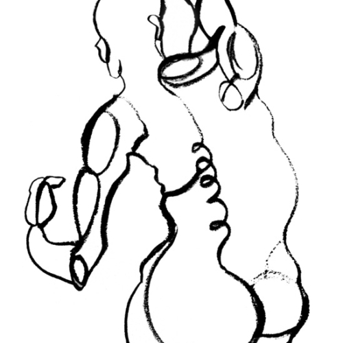 fil_9_body_drawing_in_charcoal_on_58_by_42_cm_paper_by_author_Sophie_Rambert