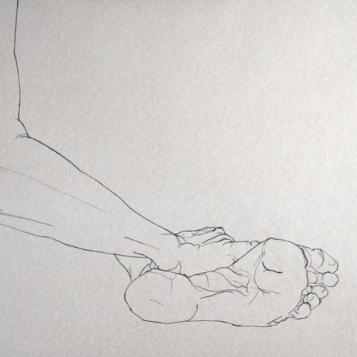 melancolie_4_body_drawing_in_black_stone_on_68_by_88_cm_paper_by_author_Sophie_Rambert
