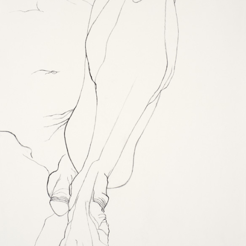 melancolie_7_body_drawing_in_black_stone_on_73_by_57_cm_paper_by_author_Sophie_Rambert