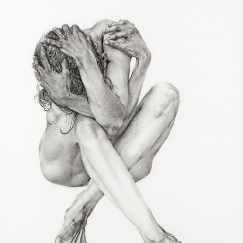 sans_nom_2_body_drawing_in_black_stone_on_132_by_97_cm_paper_by_author_Sophie_Rambert