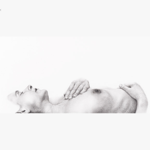 l_inefface_2_body_drawing_in_black_stone_on_70_by_100_cm_paper_by_author_Sophie_Rambert