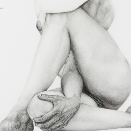 l_inefface_7_body_drawing_in_black_stone_on_130_by_90_cm_paper_by_author_Sophie_Rambert