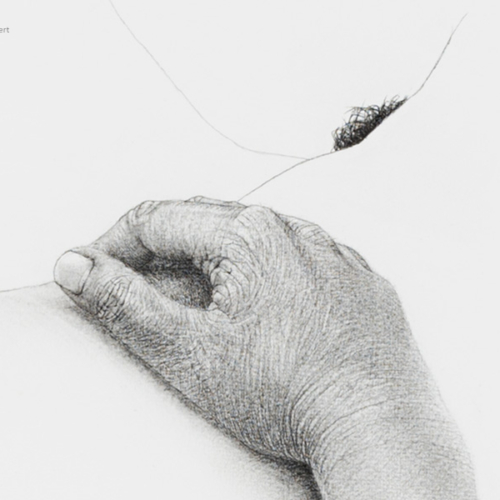 quelque_part_dans_l_inacheve_detail_body_drawing_in_black_stone_on_100_by_136_cm_paper_by_author_Sophie_Rambert